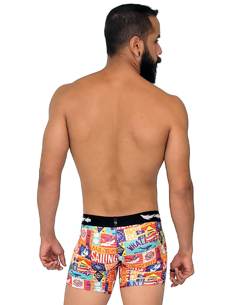 AQ4767 Men's AQ Hybrid Collection Boxer Long Briefs – 3-Pack
